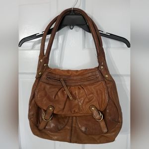 Gianni Bini Brown Leather Bag